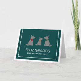 Tarjeta Feliz Navidog, divertidos Navidades españoles