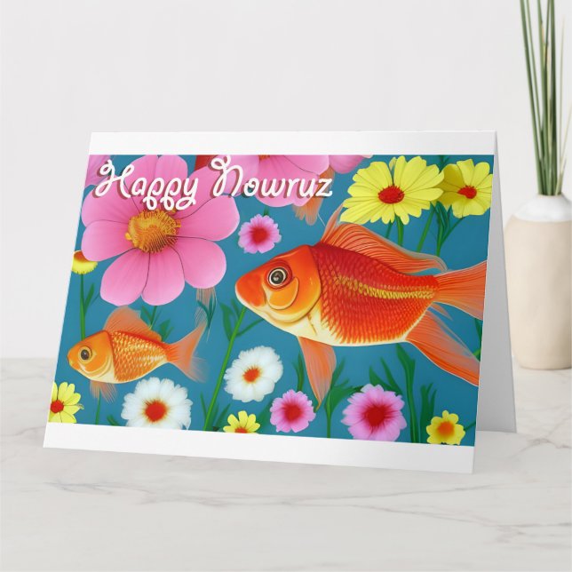 Tarjeta Feliz Nowruz (Anverso)