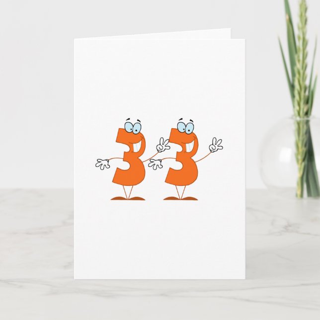 Tarjeta Feliz número 33 (Anverso)