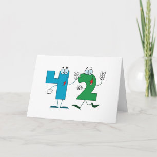 Tarjeta Feliz número 42