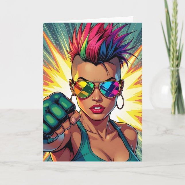 Tarjeta ¡Feliz Orgullo! Lgbtqia+ Mes (Anverso)