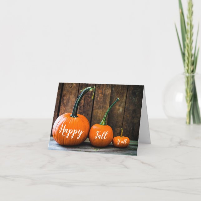 Tarjeta Feliz Otoño para Todos 2 (Anverso)