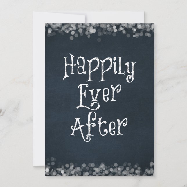 Tarjeta Feliz para siempre después del Boda o aniversario  (Anverso)