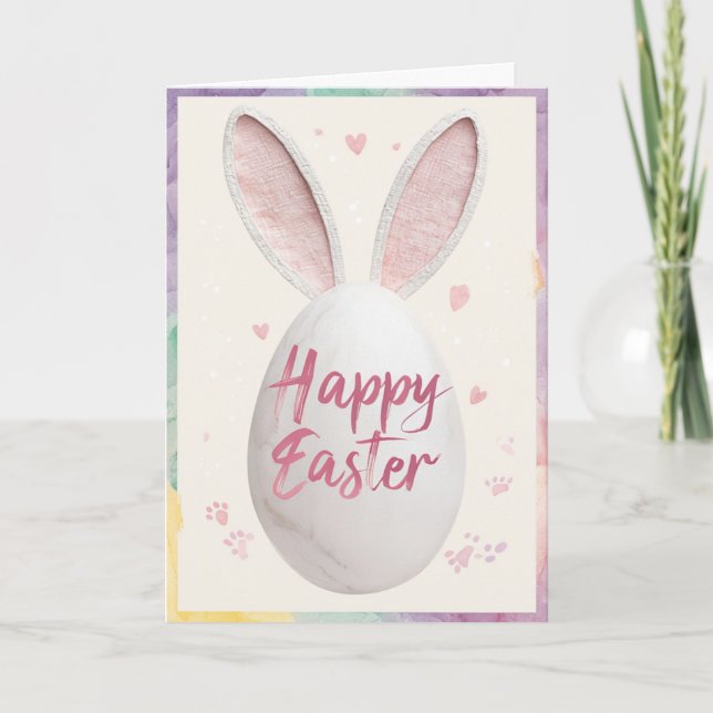 Tarjeta Feliz Pascua (Anverso)