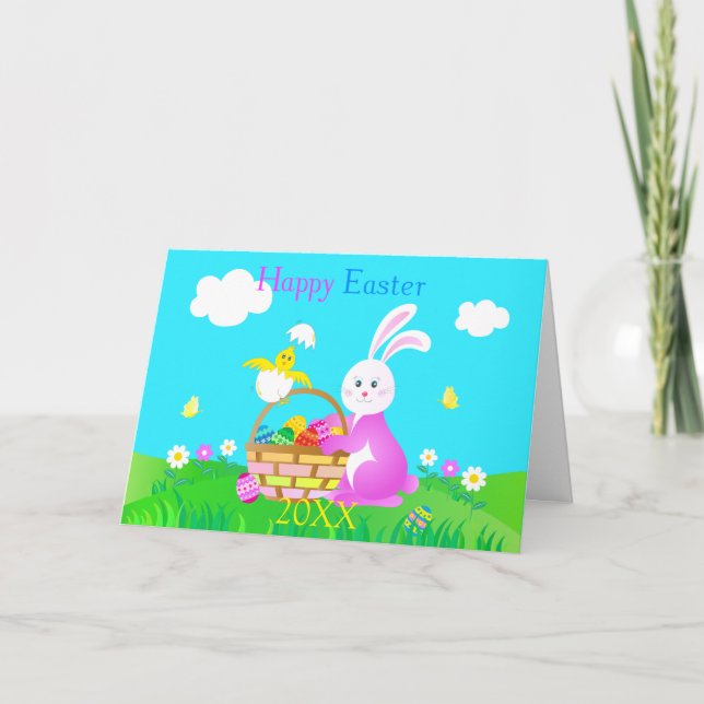 Tarjeta Feliz Pascua (Anverso)