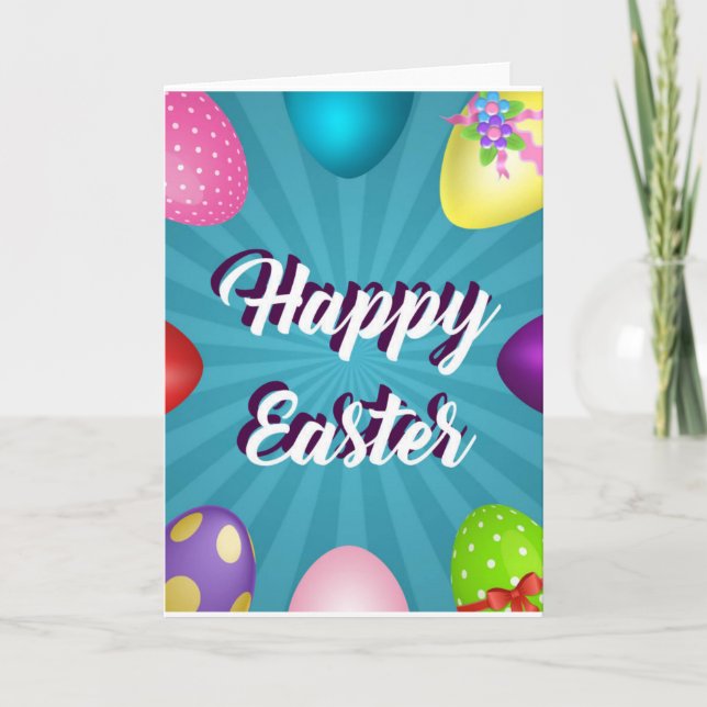 Tarjeta Feliz Pascua (Anverso)