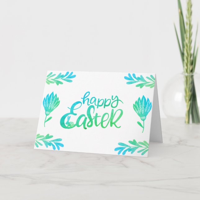 Tarjeta Feliz Pascua (Anverso)