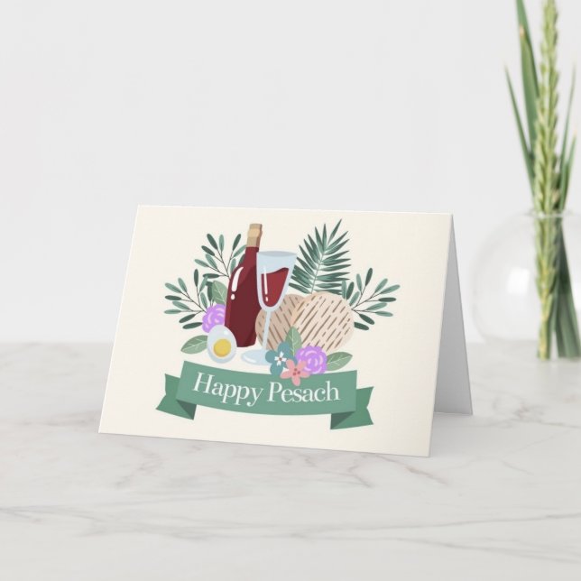 Tarjeta Feliz Pascua (Anverso)