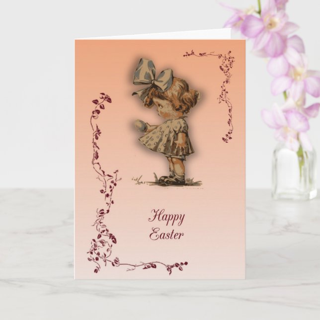 Tarjeta Feliz Pascua (Orquídea)