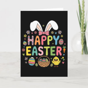 Tarjeta Feliz Pascua 2025 Conejito Lindo Conejo Día de Pas