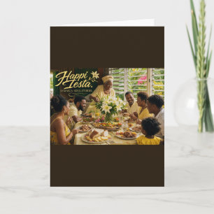 Tarjeta Feliz Pascua Alrededor de Esta Mesa