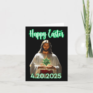 Tarjeta Feliz Pascua de Semana Santa Jesús 2025