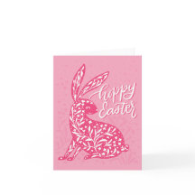 Feliz Pascua de un conejito lindo