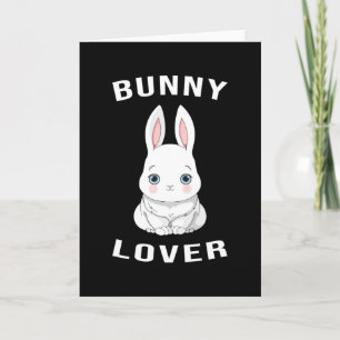 Tarjeta Feliz Pascua Huevo de Primavera Conejo Amante Rega