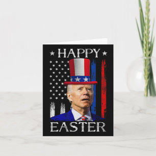 Tarjeta Feliz Pascua Joe Biden Confuso 4 De Julio