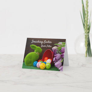 Tarjeta Feliz Pascua para Pickleballer, encantador