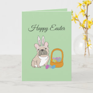 Tarjeta Feliz Pascua, perro
