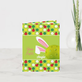 Tarjeta Feliz Pascua, texto personalizado