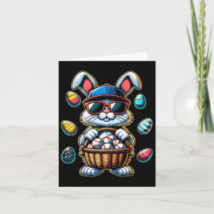 Tarjeta Feliz Pascua Venden Chicos Conejo De Pascua Divert
