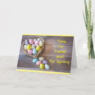 TARJETA FELIZ "PASCUA" Y FELIZ "PRIMAVERA"