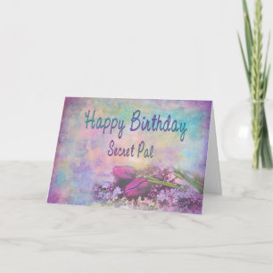 Tarjeta FELIZ PATRIMONIO SECRETO PAL - Elegancia floral su