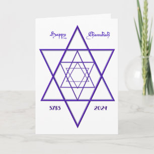 Tarjeta Feliz Personalizable Chanukah totalmente foto