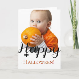 Tarjeta Feliz personalizado de Halloween.