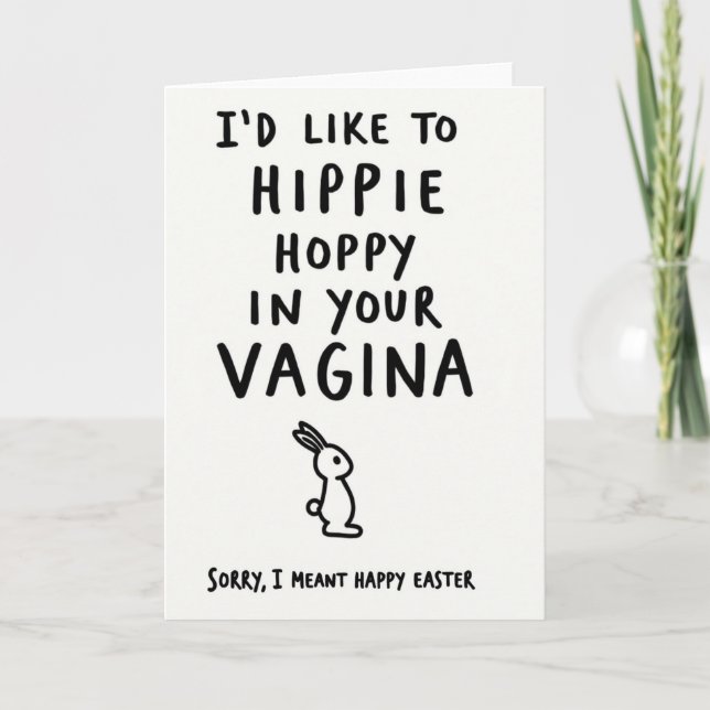 Tarjeta Feliz Primavera Oops (Anverso)