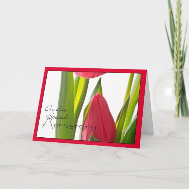 Tarjeta Feliz primer aniversario (Anverso)