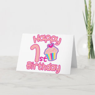 Tarjeta ¡Feliz primer cumpleaños!