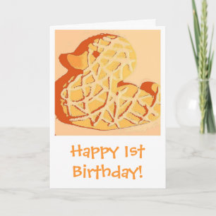 Tarjeta Feliz primer cumpleaños