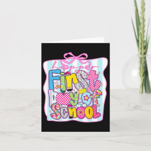 Tarjeta Feliz Primer Día De La Escuela