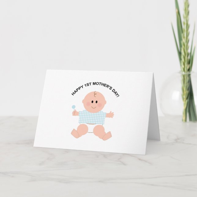 Tarjeta Feliz primer día de la madre (Anverso)