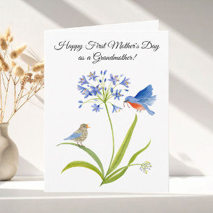 Tarjeta Feliz primer día de las madres como abuela Lily