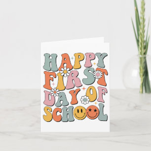 Tarjeta Feliz Primer Día Del Colegio Profesores Niños Ck A
