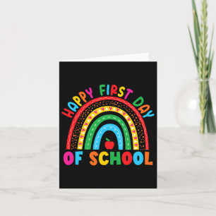 Tarjeta Feliz Primer Día Del Maestro Escolar, Pasado A La