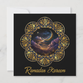 Tarjeta Feliz Ramadán Kareem Y Eid Mubarak 2024