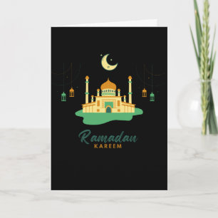 Tarjeta Feliz Ramadan Kareem y Eid Mubarak 2026