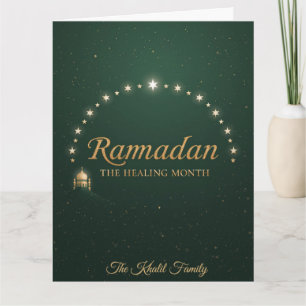 Tarjeta Feliz Ramadan Mubarak Ramadan Kareem Musulmán