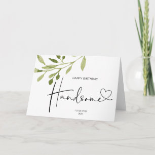 Tarjeta Feliz regalo de cumpleaños para el amor de novios