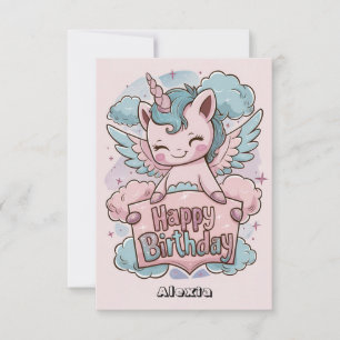 Tarjeta Feliz Regalo Unicornio