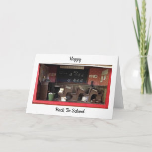 Tarjeta Feliz Regreso A La Escuela