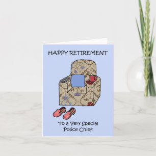 Tarjeta Feliz retiro al jefe de policía