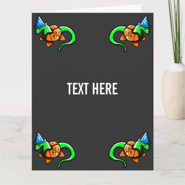 Tarjeta ¡Feliz Samhain! (Anverso)