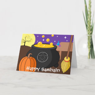 Tarjeta Feliz Samhain