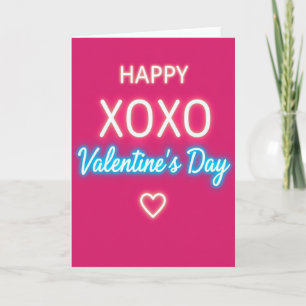 Tarjeta Feliz San Valentín Xoxo