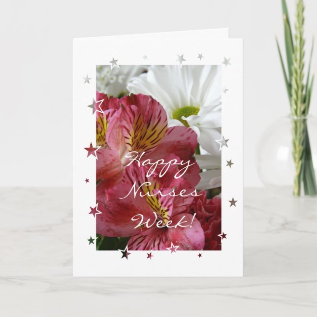 Tarjeta Feliz Semana de las Enfermeras. (Anverso)