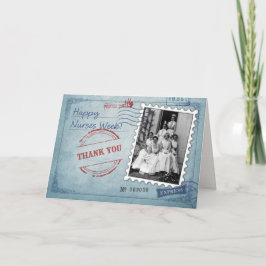 Tarjeta Feliz Semana de las Enfermeras. Personalizado foto