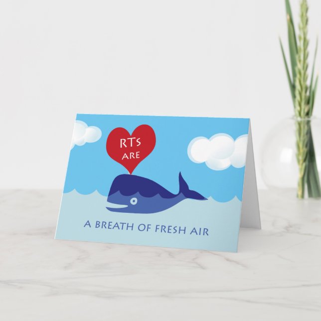 Tarjeta Feliz Semana Nacional de Terapia Respiratoria, RTs (Anverso)