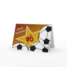 ¡Feliz sexto cumpleaños, Estrella del fútbol!